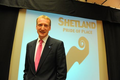 Tavish winning his fourth Scottish Parliament election - Photo Malcolm Younger