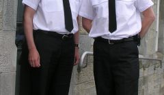 Shetland area commander chief inspector David Bushell with new Northern Constabulary chief constable George Graham - Photo: Hans J Marter, Shetland News