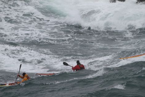 Some of the conditions the kayakers might have to face.