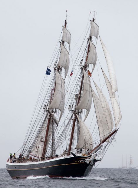 The Dutch brig Morgenster - Photos: Billy Fox