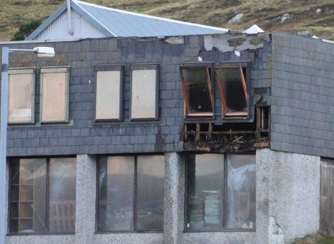 The former Judane factory was badly damaged in the strong winds on Thursday morning. Pic. Valerian