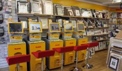 Create your picture products using one of the five state-of-the-art Kodak Kiosks with staff on hand to assist.