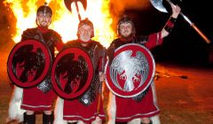 Jarl's squad members Andrew, Lowrie and Kenneth Shearer.