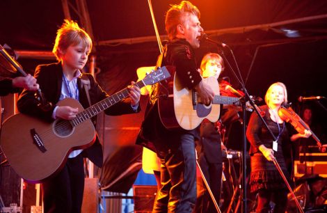 Rock, Salt & Nails at this year's visit of the tall ships to Lerwick - Photo: Billy Fox