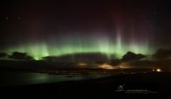 The Mirrie Dancers over Shetland at just before 4am on Sunday morning - Photos: Ivan Hawick