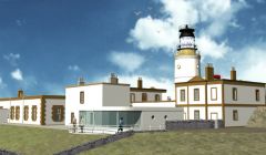 An artist's impression of the developed site - Images: Shetland Amenity Trust