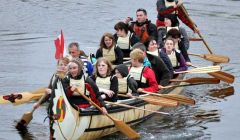 The Spirit Dancer at Cullivoe, last week - Photo: Spirit of Adventure website