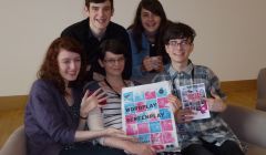 Staff and volunteers at Screenplay: (from left) Roseanne Watt, Joe Christie, Aidan Nicol, Marjolein Robertson and Harry Witham.