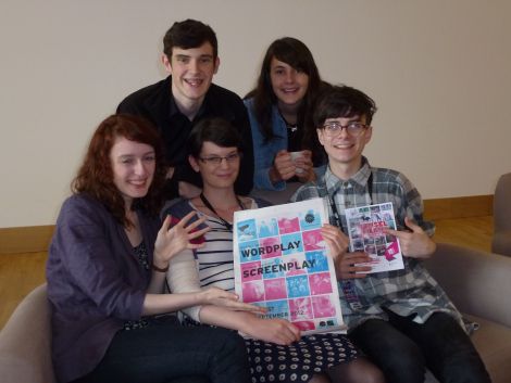 Staff and volunteers at Screenplay: (from left) Roseanne Watt, Joe Christie, Aidan Nicol, Marjolein Robertson and Harry Witham.