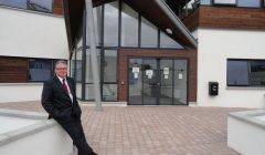 SIC chief executive Alistair Buchan outside the new council headquarters - Photo: Hans J Marter