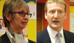 Clashed over fuel prices: Jean Urquhart, one of the SNP's Highlands and Islands list MSPs and Shetland MSP Tavish Scott