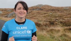 Clare Pearson has been training hard for next weekend's New York marathon. Pic. Shetland News