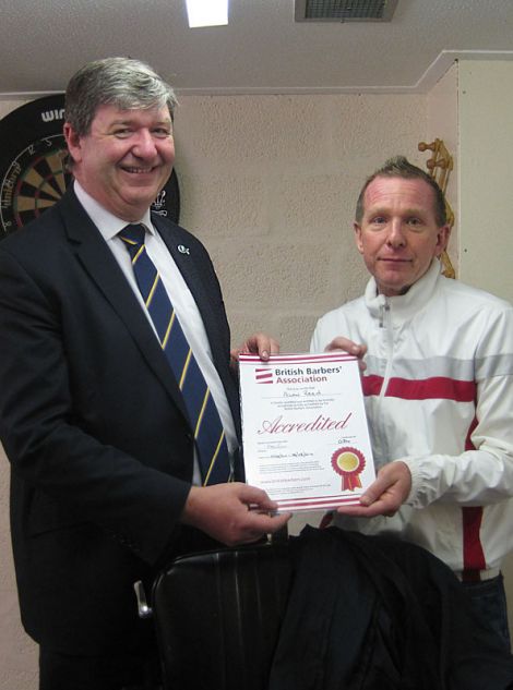 Alistair Carmichael MP with Alan Reed.