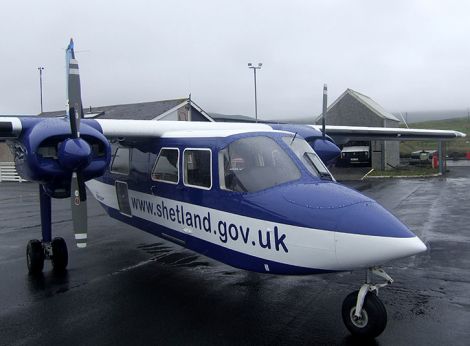 The current service to the outer isles is provided by Directflight on behalf of Shetland Islands Council - Photo: Shetland News