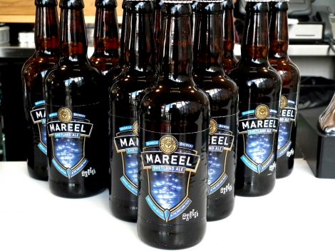 Sonny Priest's first consignment of Mareel Ale. Pic. Craig Birnie