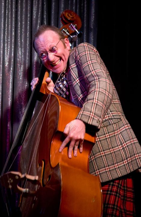 The New Rope String Band's Tim Dalling at the 2009 Shetland Folk Festival - Photo: Billy Fox