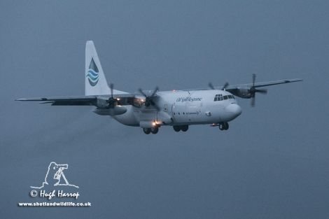 Approaching Sumburgh airport - Photo: Hugh Harrop