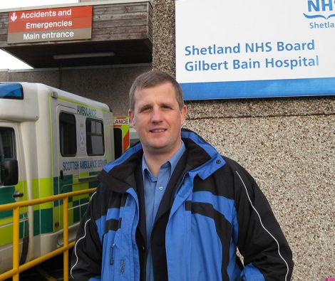 NHS Shetland chief executive Ralph Roberts.