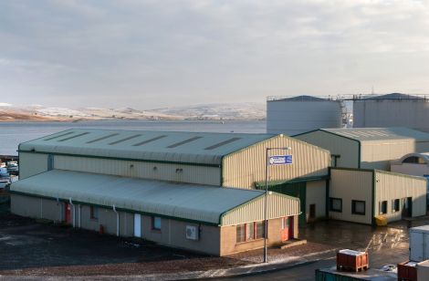 DH Marine's new premises at Gremmista, Lerwick. Pic. Ben Mullay