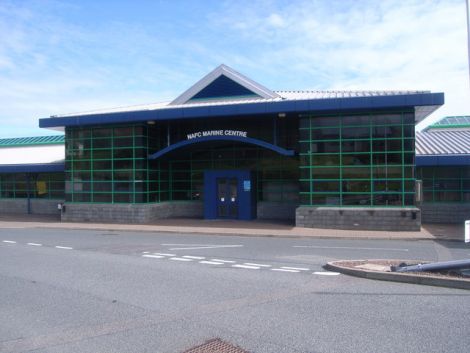 NAFC Marine Centre, Scalloway, where the fish were culled.