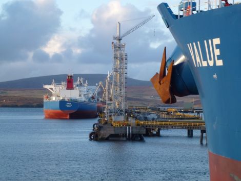 John Bateson's great photo of the tankers True and Value highlight the issue being thrashed out by the SIC and the oil industry.