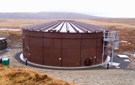 The new Unst water plant.