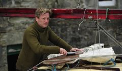 Douglas Henshall gives his wee boat a scrape as he figures out who killed who in 'Shetland'. Photo BBC