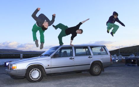 Parkour at Ignition at Brae. Photo Olivia Abbott