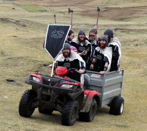 They came as raiders and are now quad-owning crofters - Photo: Kevin Osborne