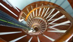 Inside the Fair Isle South Lighthouse - Photo: Tommy Hyndman