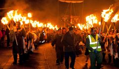 The procession.