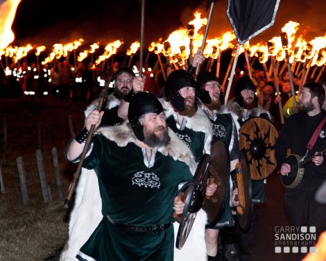 Procession underway - Photo: Garry Sandison