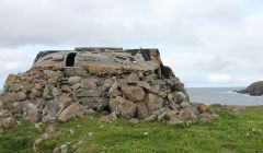 The lamb shelter at Skeo Houll - Photos: Courtesy of Shetland Amenity Trust