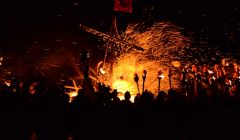 The burning of the galley - Photo: Mark Berry