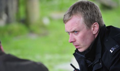 Shetland actor Steven Robertson as PC Sandy Wilson in 'Shetland'.