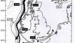 Mackerel migration routes