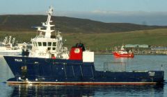 The Skerries ferry Filla, whose timetable is to be cut as part of the council's savings programme.