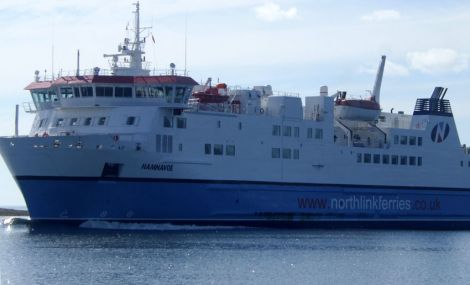 The passenger ferry Hamnavoe is expected to be out of service for four weeks - Photo: ShetNews