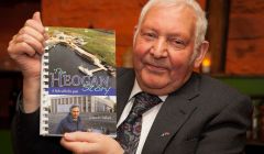 Hebbie Tulloch with his new book - Photo: Ben Mullay