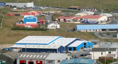 The Ocean Kinetics building site back in May last year - Photo: Shetland News.