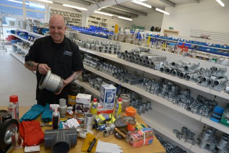 Stores manager Clifford Hunter - Photo: Malcolm Younger/Millgaet Media.