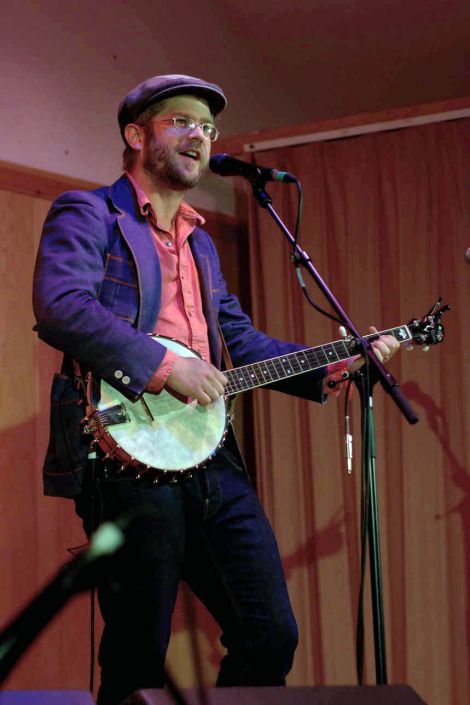 Old Man Luedecke's banjo playing made up for the cheesy banter. Photo Olivia Abbott