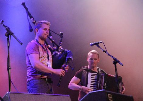 And pipping the Skerryvore hunks from Tiree as the sexiest musicians of the weekend...