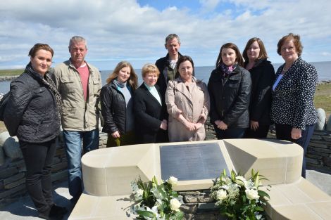 Relatives of those who died in the Chinook disaster - Photo: Malcolm Younger/Millgaet Media