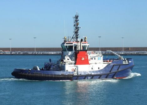 The tug Solan should be back in action this summer, but for how long? Photo Maritime Journal