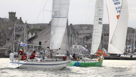 Arriving at Lerwick harbour on Thursday afternoon - Photo: Ian Leask