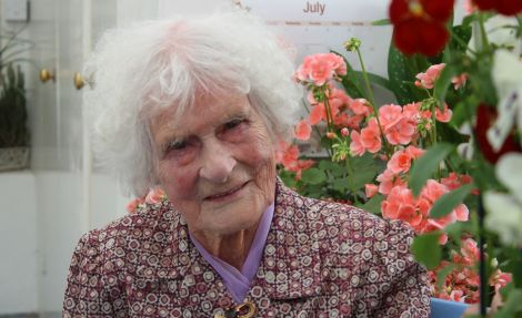 Ruby Lindsay preparing for her 105th birthday. Photo Shetnews