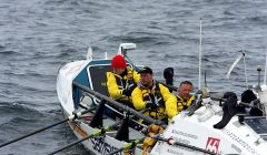 The team making good progress across the north Atlantic.