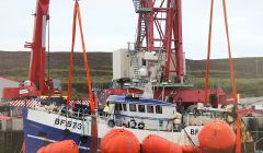 The Prospect alongside Greenhead Base on Thursday morning - Photo: Ian Leask