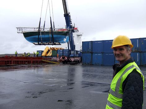 ... and returning to Shetland in May 2007 - Photo: Hans J Marter/ShetNews